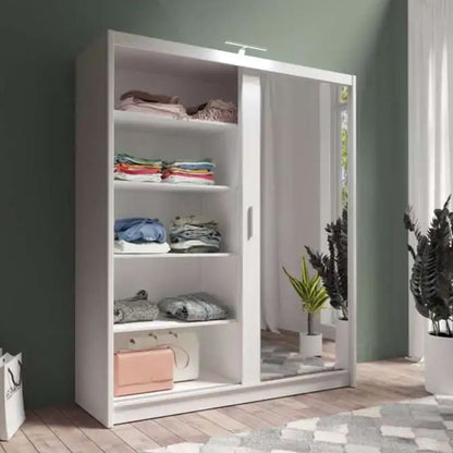 Avant Sliding 2 Door Wardrobe - 180cm and Other Sizes - White