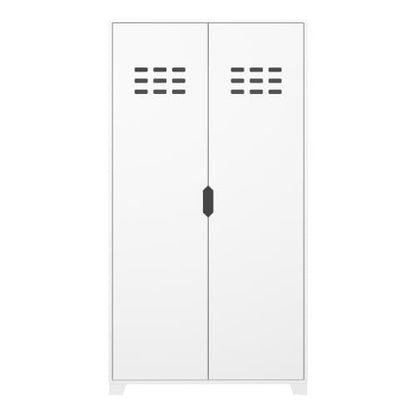 Luna Wooden Wardrobe With 2 Doors In Pure White