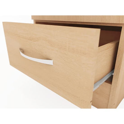 Mack Wooden Wardrobe With 1 Door 1 Drawer In Sonoma Oak