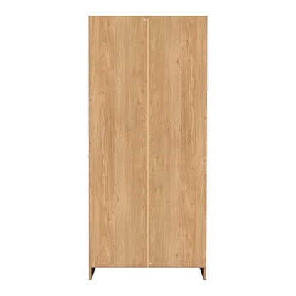 Mazi Wooden Wardrobe With 2 Doors In Oak Effect