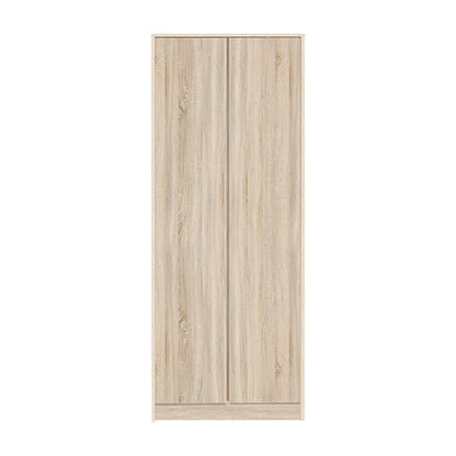 Mcgowan Wooden Wardrobe With 2 Doors In Sonoma Oak Effect