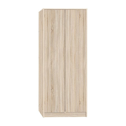 Mcgowan Wooden Wardrobe With 2 Doors In Sonoma Oak Effect