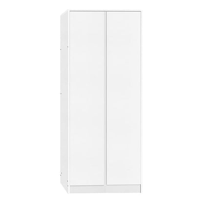 Mcgowan Wooden Wardrobe With 2 Doors In White