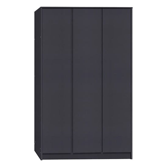 Mcgowan Wooden Wardrobe With 3 Doors In Grey