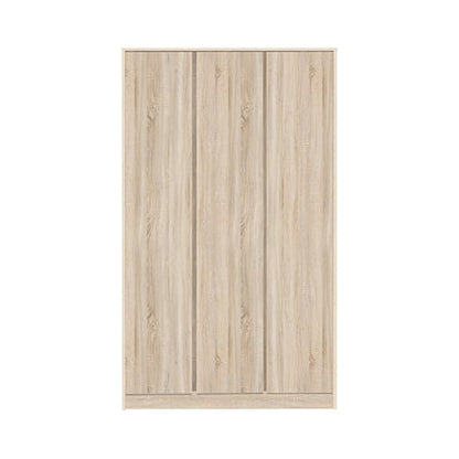 Mcgowan Wooden Wardrobe With 3 Doors In Sonoma Oak Effect