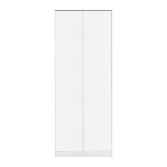 Mcgowan Wooden Wardrobe With 2 Doors In White
