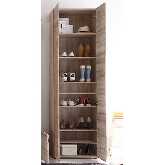 Melay Wooden Wardrobe In San Remo Light Oak