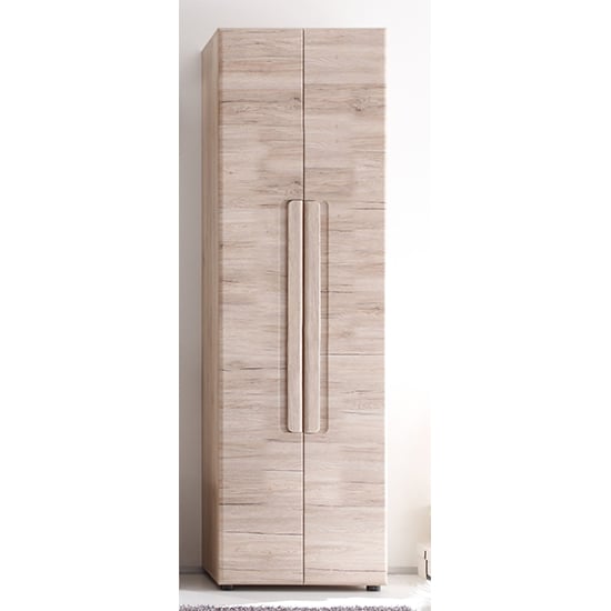 Melay Wooden Wardrobe In San Remo Light Oak