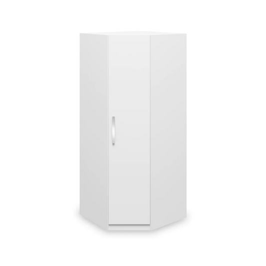 Meribel White Corner Wardrobe