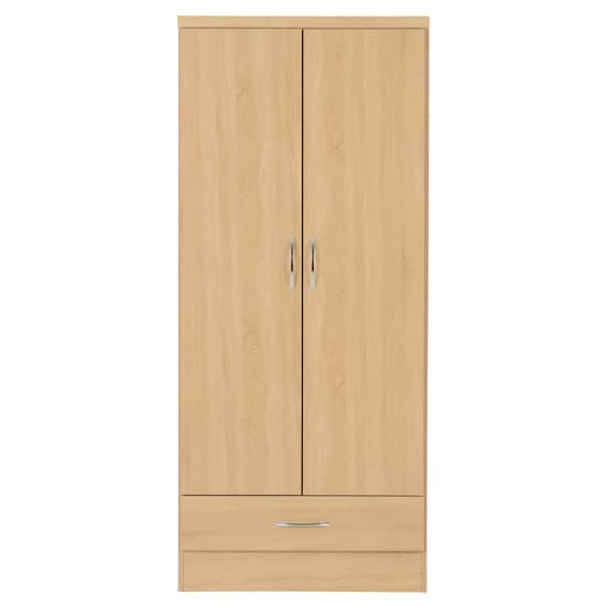 Noir Wardrobe In Sonoma Oak With 2 Doors 1 Drawer