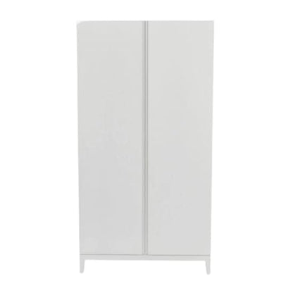 Ogen Wooden Wardrobe With 2 Doors In White