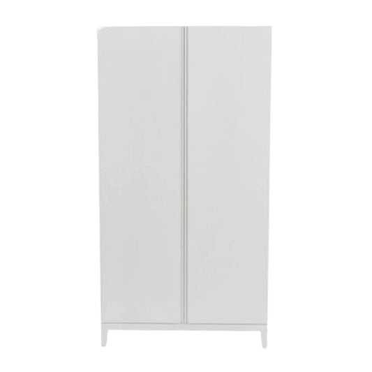 Ogen Wooden Wardrobe With 2 Doors In White