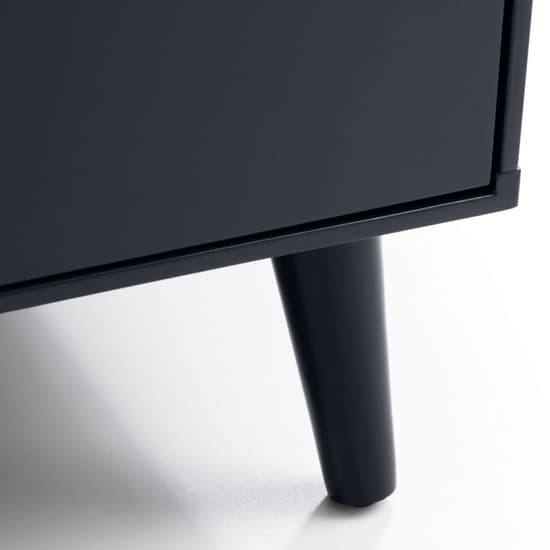 Abrina Wooden Wardrobe With 2 Doors And 2 Drawers In Anthracite