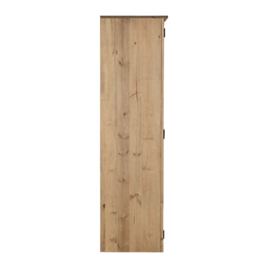 Prinsburg Wooden 3 Doors Wardrobe In Natural Wax