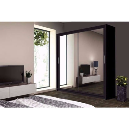 Avant Sliding 2 Door Wardrobe - 120cm and Other Sizes - White