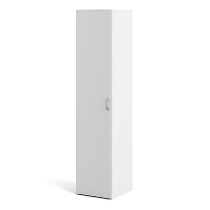 Scalia Wooden Wardrobe With 1 Door In White