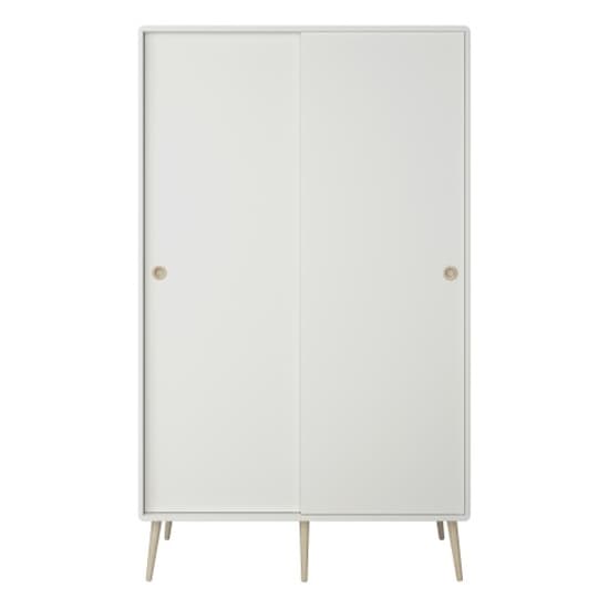 Strafford Wooden Sliding Wardrobe With 2 Doors In Off White