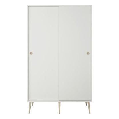 Strafford Wooden Sliding Wardrobe With 2 Doors In Off White