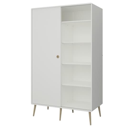 Strafford Wooden Sliding Wardrobe With 2 Doors In Off White