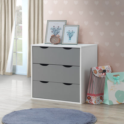 Alton Grey & White Bedroom Wardrobe Set