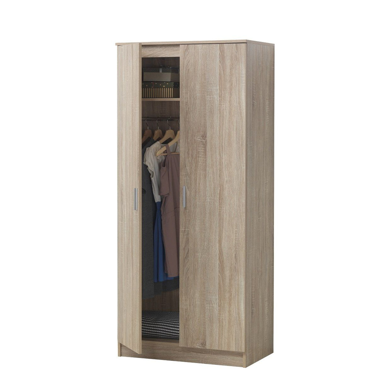 Rio Costa Sonoma Oak 2 Door Wardrobe