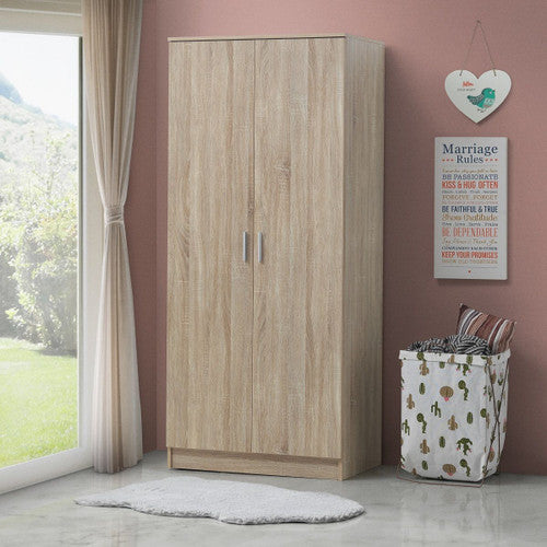Rio Costa Sonoma Oak 2 Door Wardrobe
