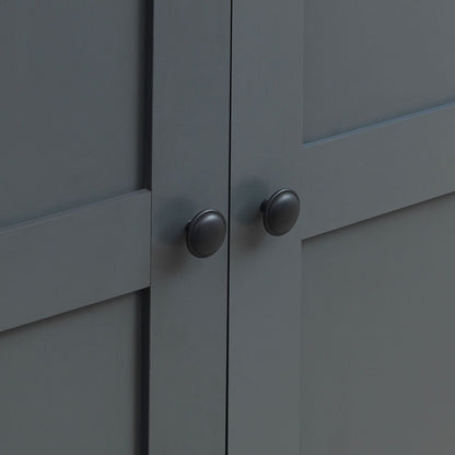Carden 2 Door Wardrobe in Grey