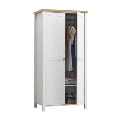 Astbury 2 Door White Wardrobe