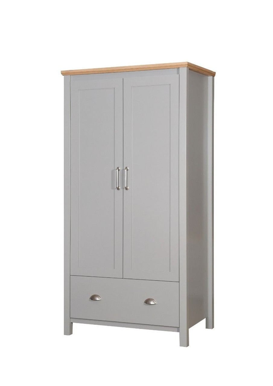 Eaton Grey 2 Door Wardrobe