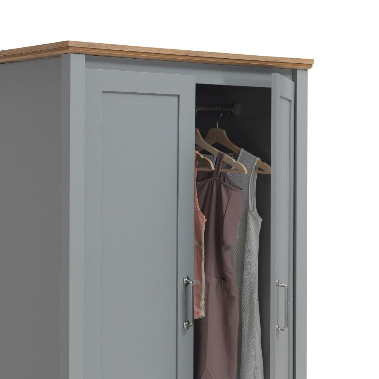 Eaton Grey 2 Door Wardrobe
