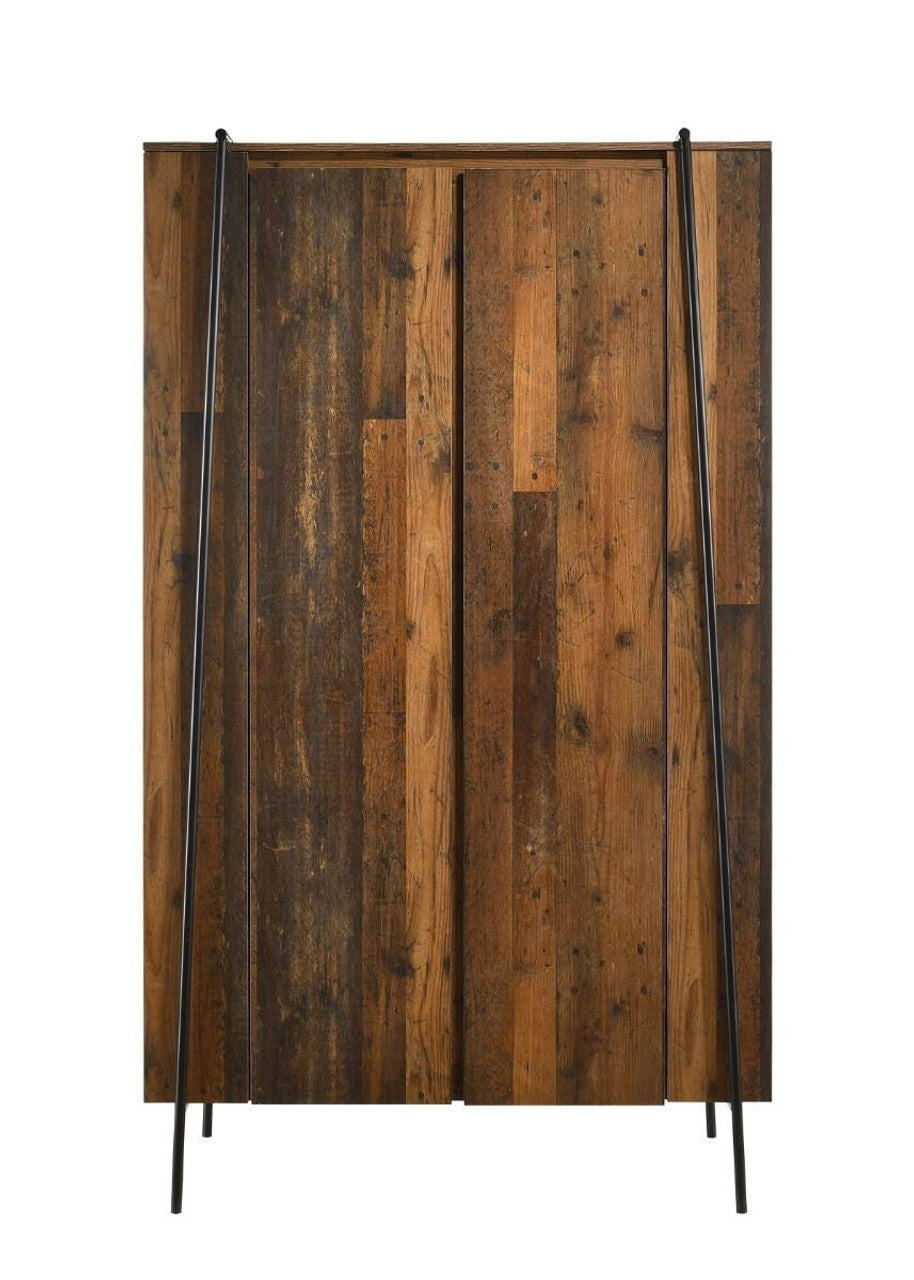 Abbey Rustic Oak 2 Door Wardrobe