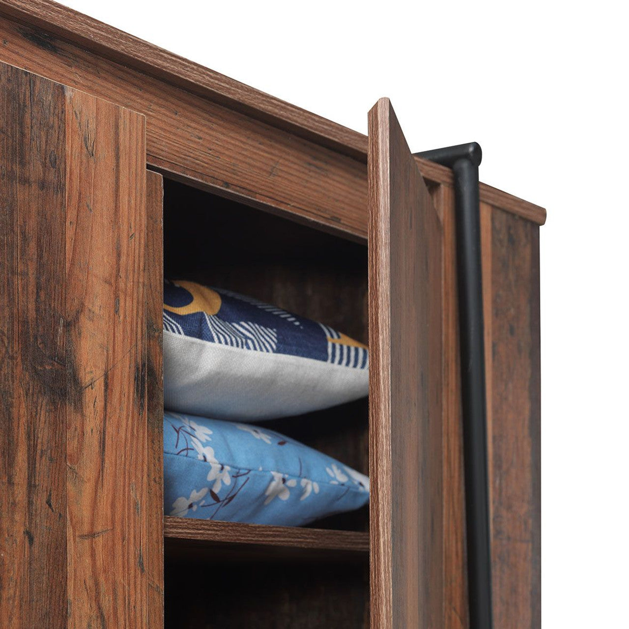 Abbey Rustic Oak 2 Door Wardrobe