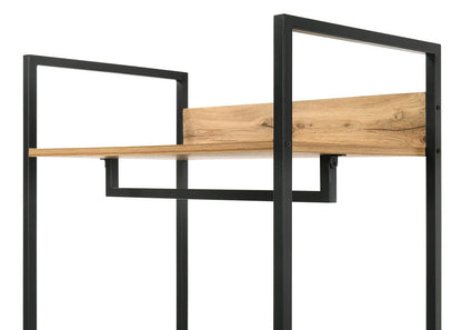 Zahra Open Wardrobe with 2 Drawers in Oak