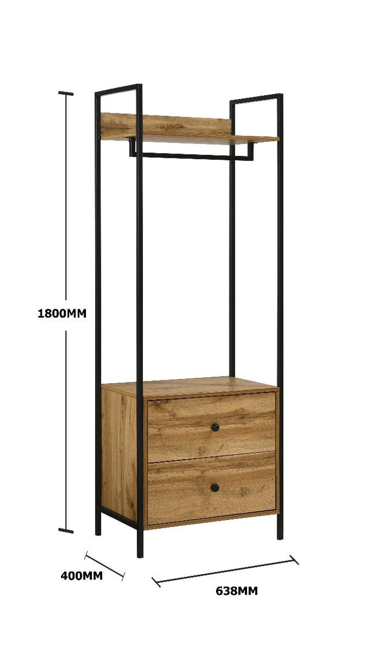 Zahra 3-Piece Bedroom Furniture Wardrobe Set in Oak | Timeless Style