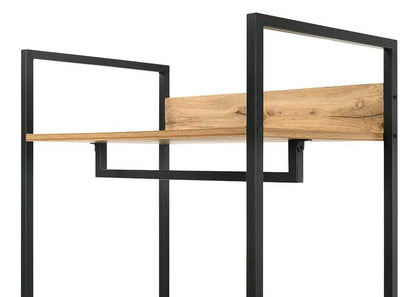 Zahra Small Open Wardrobe with 4 Shelves in Oak