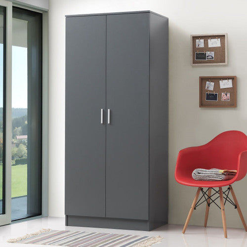 Rio Costa Grey 2 Door Wardrobe