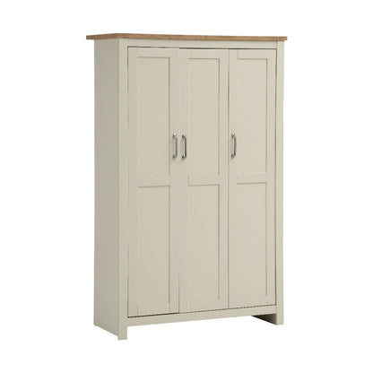 Lisbon Cream 3 Door Wardrobe
