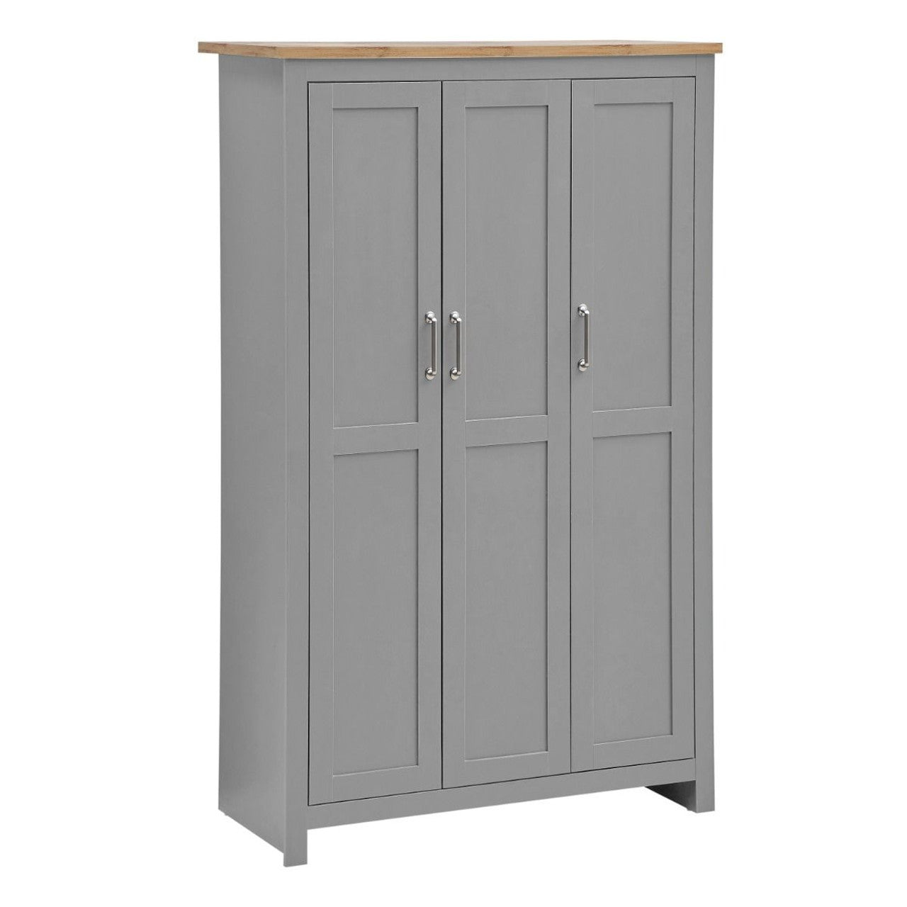 Lisbon Grey 3 Door Wardrobe