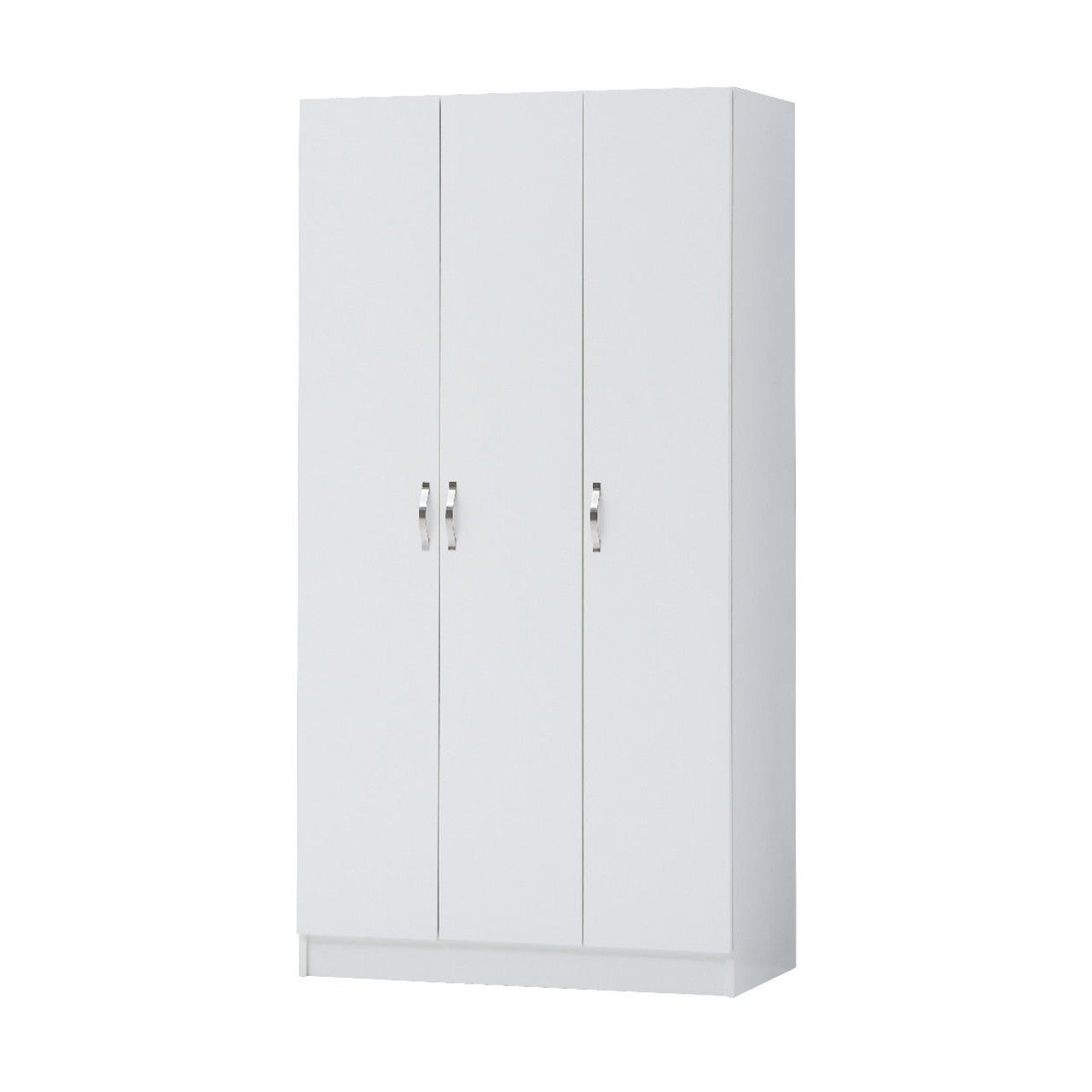 Essentials 3 Door White Wardrobe