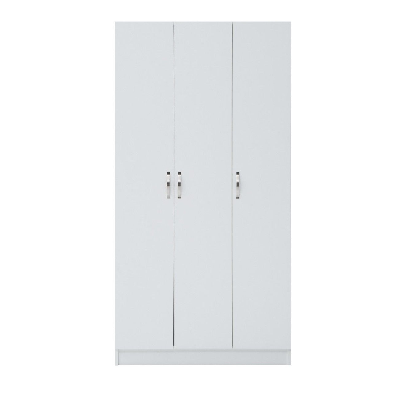 Essentials 3 Door White Wardrobe