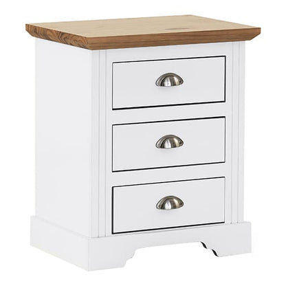 Talox Wooden 2 Doors Wardrobe Bedroom Set In White And Oak