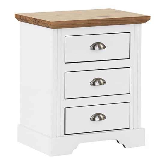 Talox Wooden 2 Doors Wardrobe Bedroom Set In White And Oak