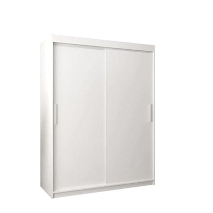 Tavira Wooden Wardrobe Sliding 2 Doors 150cm In White