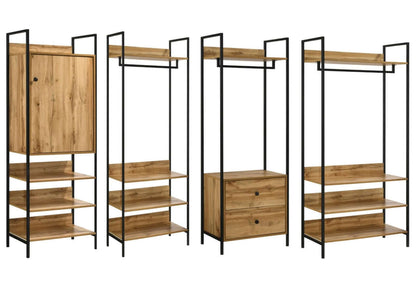 Zahra 4-Piece Bedroom Furniture Set in Oak | Classic Design with Spacious Wardrobe